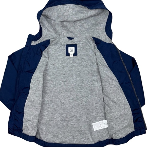 GAP Jersey Lined Rain Jacket Size 5 Like New - Picture 6 of 10
